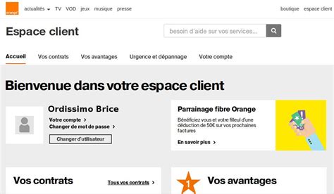 Espace Client Orange